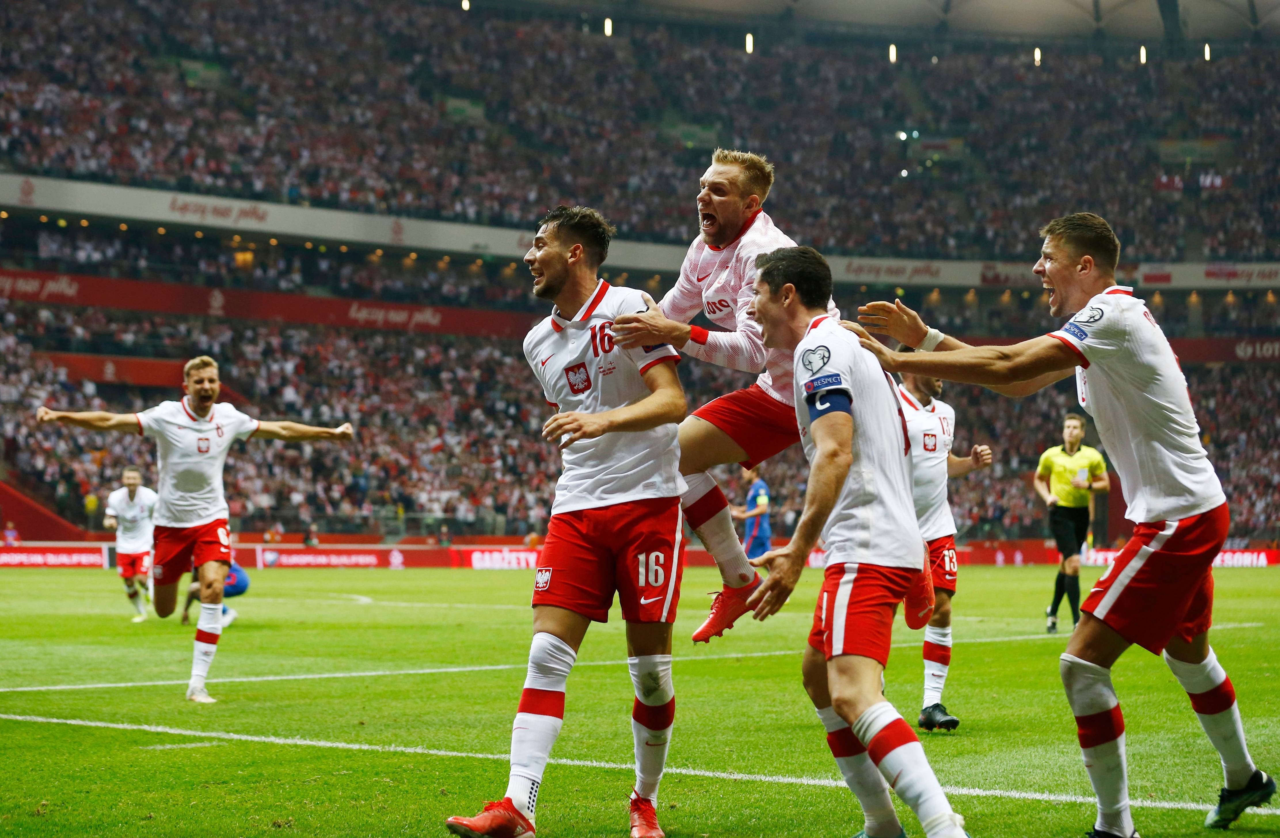 瑞士队在对阵波兰比赛中获胜 瑞士队在对阵波兰比赛中获胜